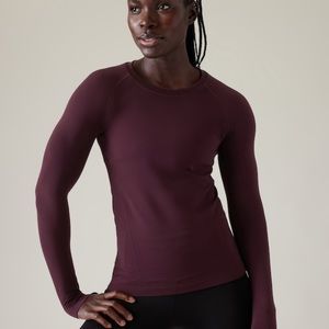 Athleta Momentum Top - Spiced Cabernet